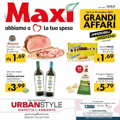 Volantino Maxi Supermercati (valido fino al 22-10)