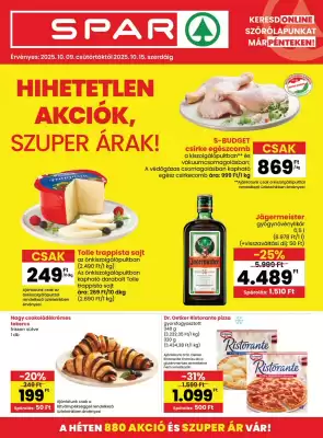 Spar akciós újság