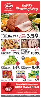 IGA flyer