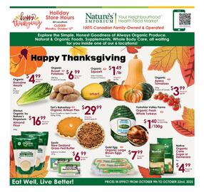 Nature's Emporium flyer week 41 Page 1