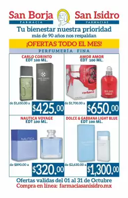 Catálogo Farmacias San Isidro y San Borja (válido hasta 31-10)