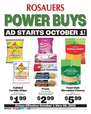 Rosauers weekly ad (valid until 28-10)