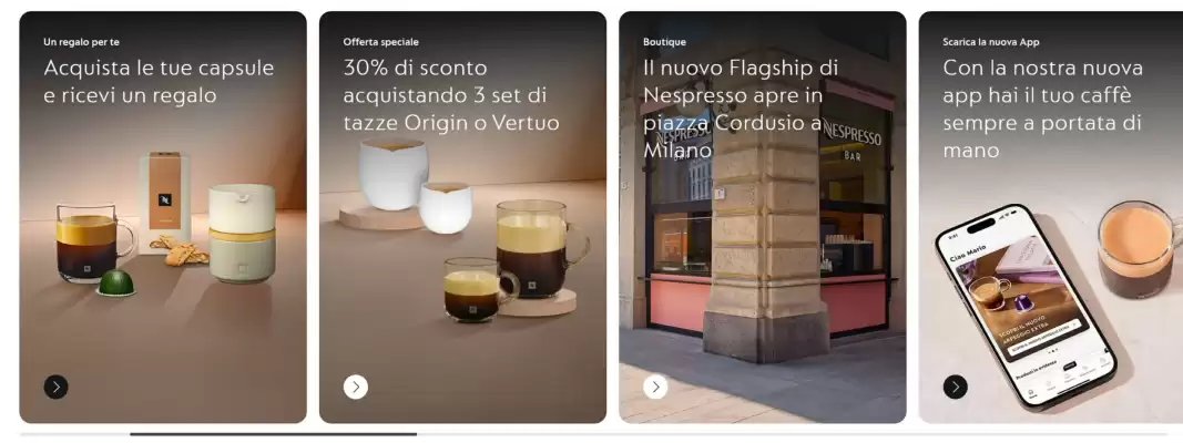 Volantino Nespresso (valido fino al 2-11)