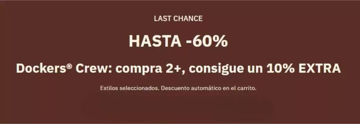 Catálogo Dockers (válido hasta 17-10)
