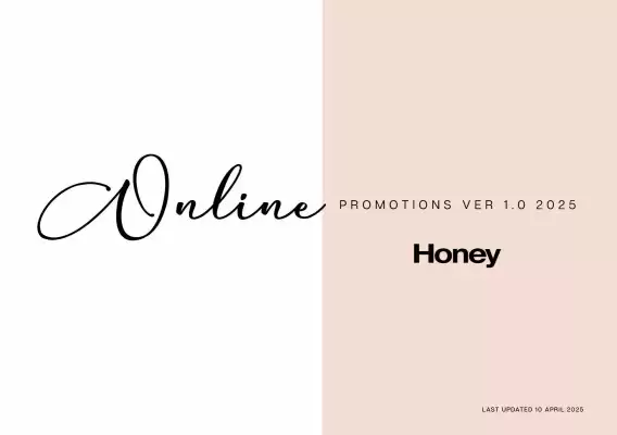 Honey Fashion Accessories catalogue (valid until 31-10)
