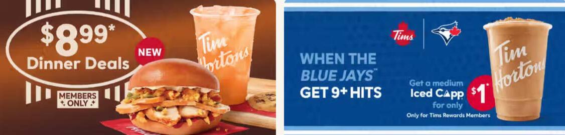 Tim Hortons flyer Page 1