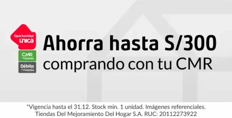 Catálogo Sodimac (válido hasta 31-12)