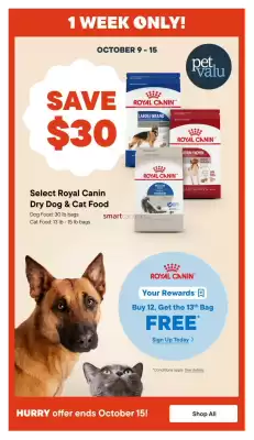 Petvalu flyer