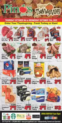 Pino's flyer (valid until 14-10)