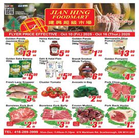 Jian Hing Supermarket flyer week 41 Page 1