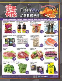 FreshWay Foodmart flyer week 41 Page 1