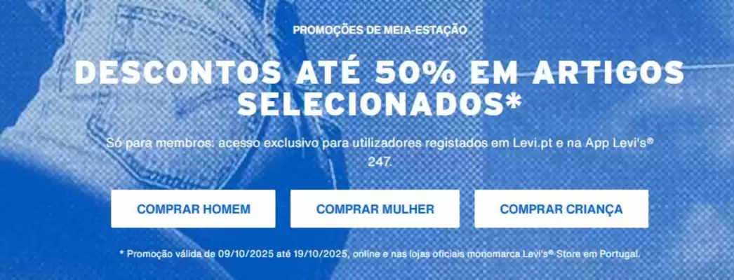 Folheto Levi's (válido até 19-10)