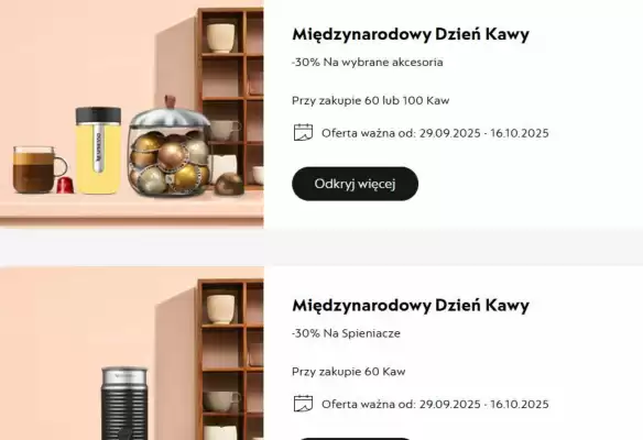 Nespresso gazetka (ważność do 31-10)
