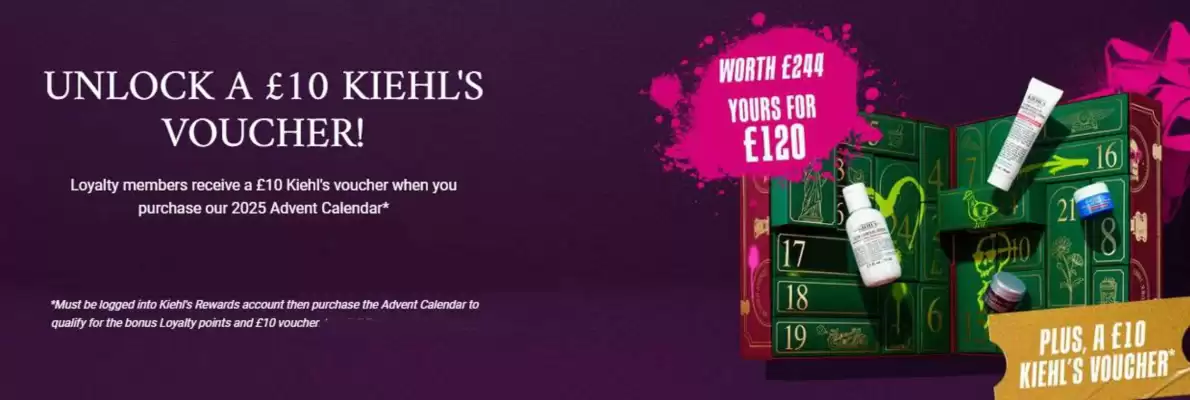 Kiehl's leaflet (valid until 27-10)