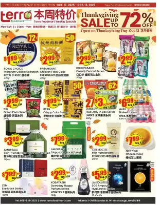 Terra Foodmart flyer (valid until 16-10)