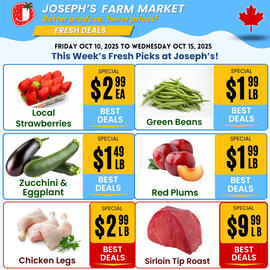 Joseph's Farm Market flyer week 41 Page 1