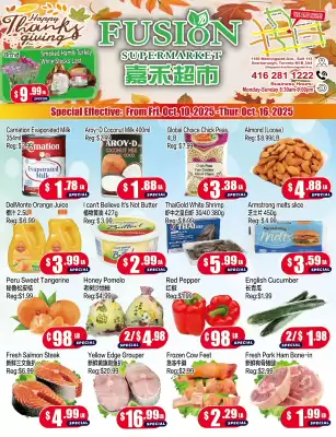 Fusion Supermarket flyer (valid until 16-10)