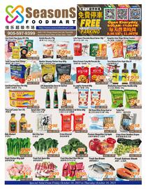 Seasons Foodmart flyer week 41 Page 1