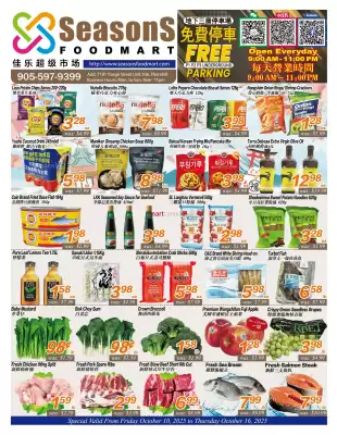 Seasons Foodmart flyer (valid until 16-10)