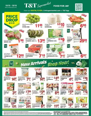T&T Supermarket flyer (valid until 16-10)
