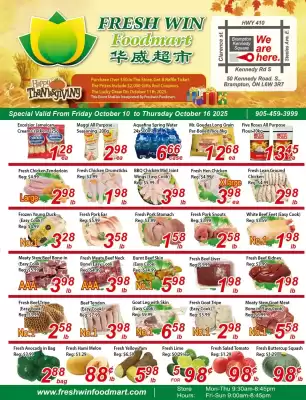 Fresh Win Foodmart flyer (valid until 16-10)