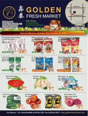 Golden Fresh Market flyer (valid until 16-10)