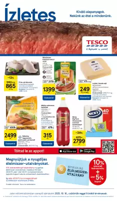 Tesco akciós újság