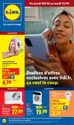 Catalogue Lidl (valable jusqu'au 13-10)