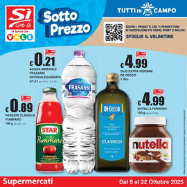 Volantino Sì con te Pagina 1