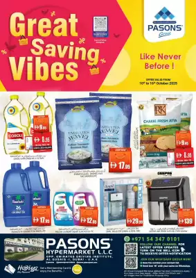 Pasons catalogue (valid until 16-10)