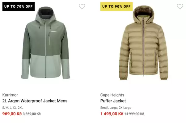 Sports Direct leták (platné do 23-10)