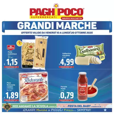 Volantino Paghi Poco (valido fino al 20-10)