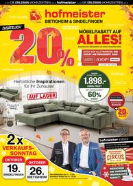 Hofmeister Prospekt Seite 1