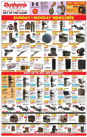 Dunham's Sports weekly ad week 41 Page 1