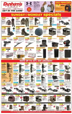 Dunham's Sports weekly ad (valid until 16-10)