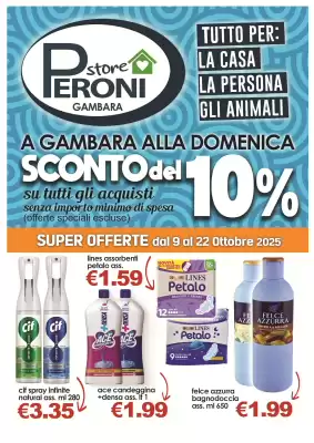 Volantino Peroni Supermercati (valido fino al 22-10)