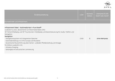 Opel Flugblatt | Astra 5-Turer + Sports Tourer Seite 11