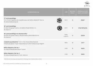 Opel Flugblatt | Astra 5-Turer + Sports Tourer Seite 10