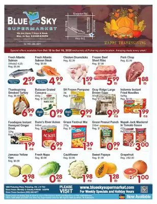 Blue Sky Supermarket flyer (valid until 16-10)