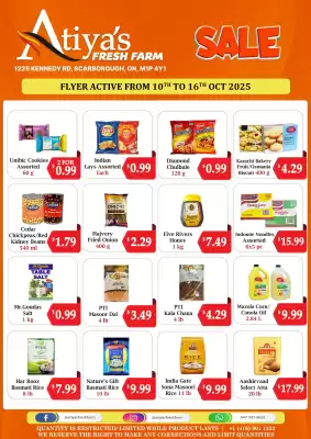 Atiya's Fresh Farm flyer (valid until 16-10)