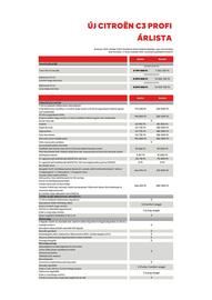 Citroën akciós újság | C3 Profi Oldal 3