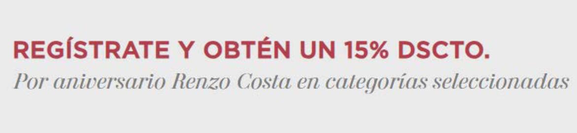 Catálogo Renzo Costa Página 1