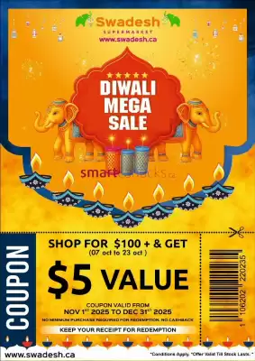 Swadesh Supermarket flyer (valid until 16-10)