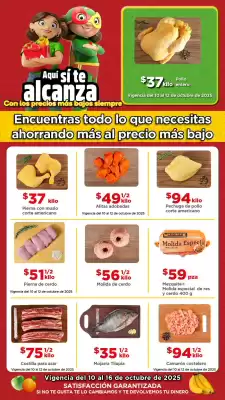 Folleto Bodega Aurrerá (válido hasta 16-10)