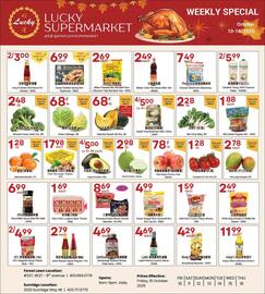 Lucky Supermarket flyer Page 1