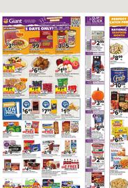 Giant Food weekly ad week 41 Page 1