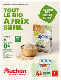 Catalogue Auchan | Tout le bio à prix sain page 1