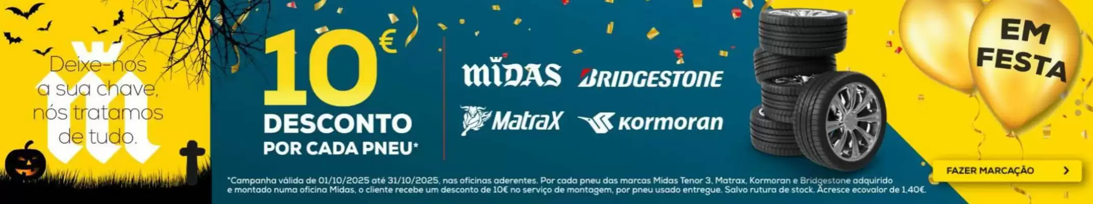 Folheto Midas (válido até 31-10)