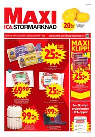 ICA Maxi reklamblad vecka 42 Sida 1