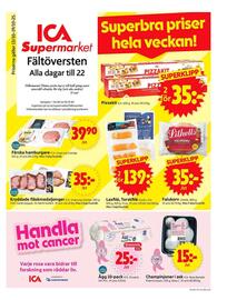 ICA Supermarket reklamblad vecka 42 Sida 1